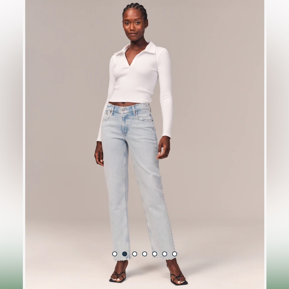 Abercrombie Low Rise 90’s Straight